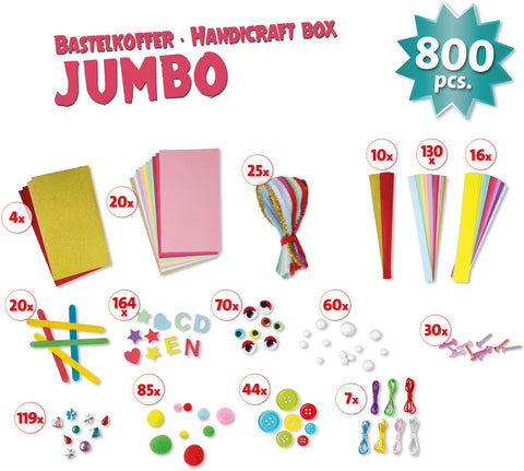 Bastelkoffer Jumbo pink
