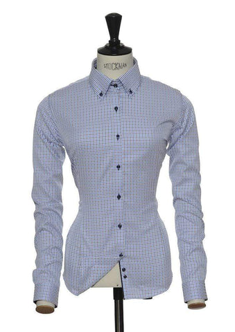 J. Harvest & Frost Damen Bluse mit Button-Down Kragen 'Red Bow 28'
