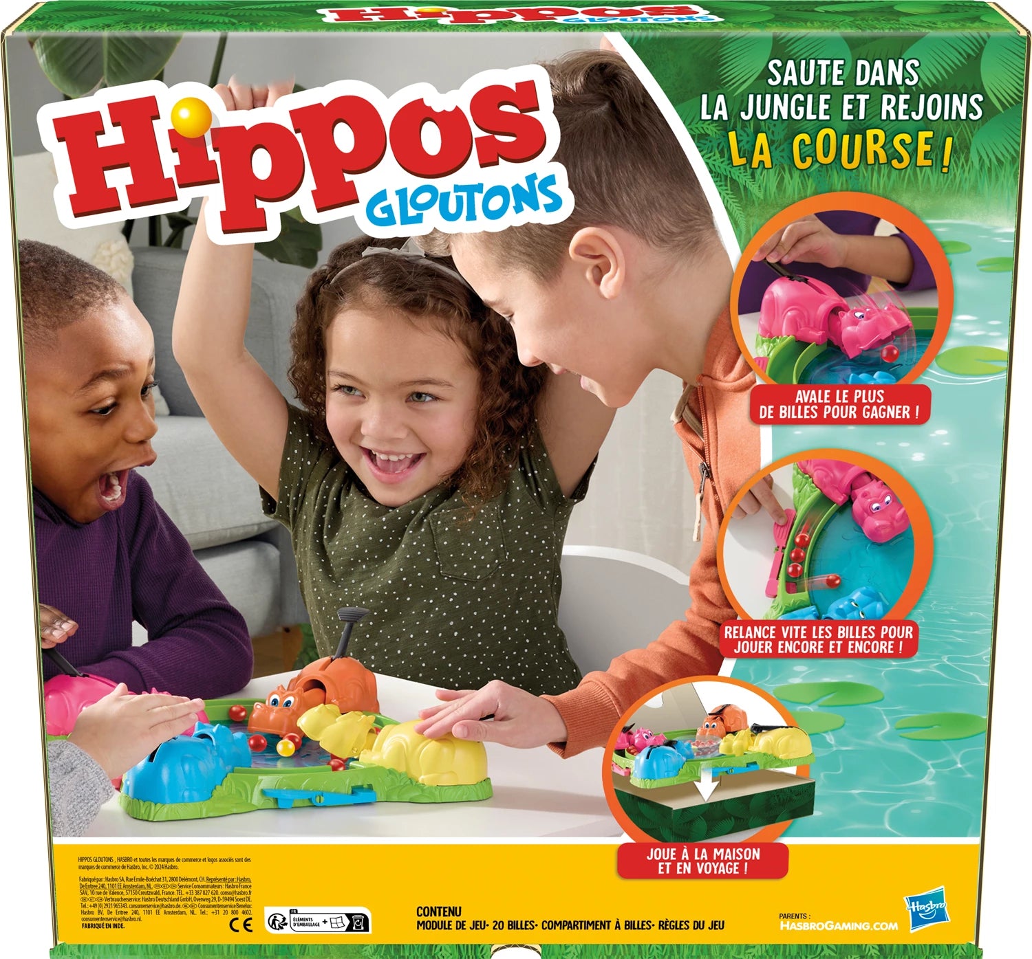 Hippos gloutons, f