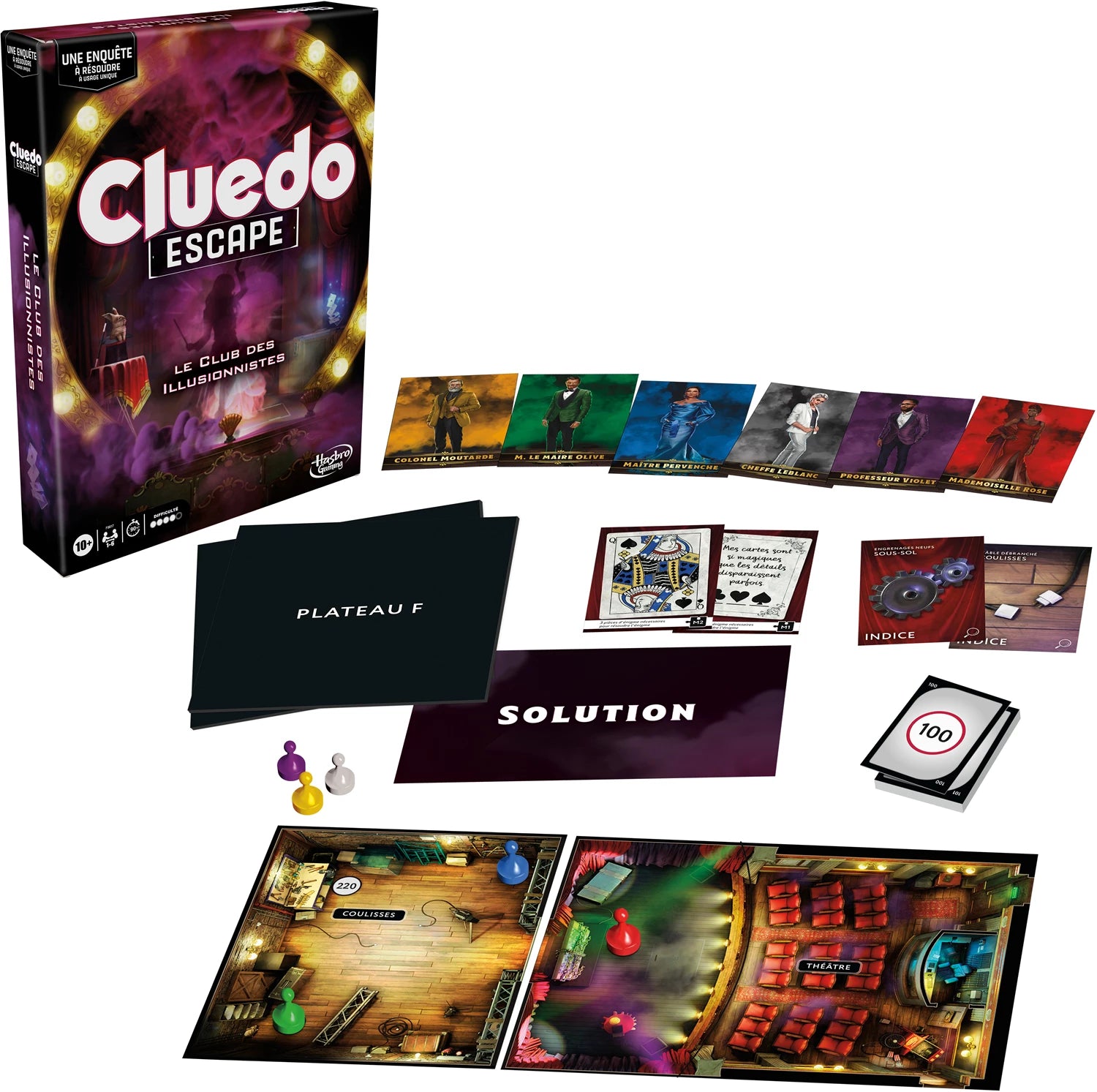 Cluedo Escape Illusionists, f