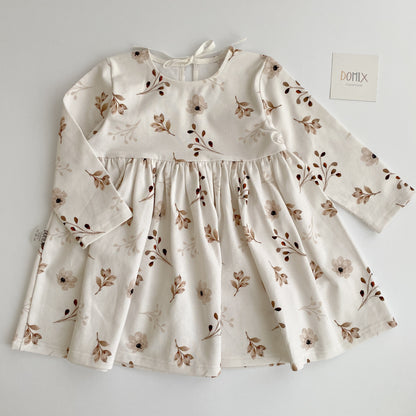 Jersey Dress with Shimmer Bib