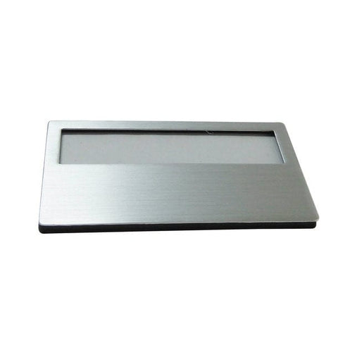 Event Namensschild aus Aluminium mit Magnetbefestigung