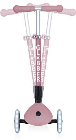 Globber Mini Scooter | JUNIOR Foldable Lights Eco | Berry