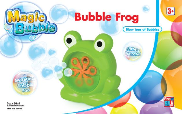 Seifenblasenmaschine Frosch