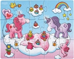 Puzzles Einhorn Glitzerglück