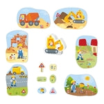 6 erste Puzzles – Baustelle