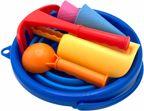 Sand Toys Falteimer-Set blau