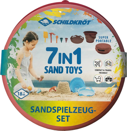 Sand Toys Falteimer-Set rot