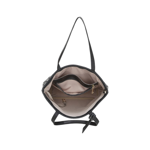 ROSSIS Emily Flechtoptik, Black