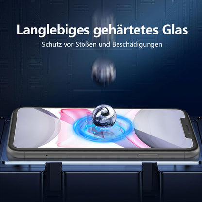NEW'C 2 Stück, Panzer Schutz Glas für iPhone 11 und iPhone XR, Frei von Kratzern, 9H Härte, HD Displayschutzfolie, 0.33mm Ultra-klar, Ultrabeständig