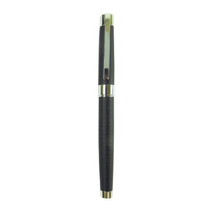 Siano Salerno Rollerball aus Metall mit Karo-Muster