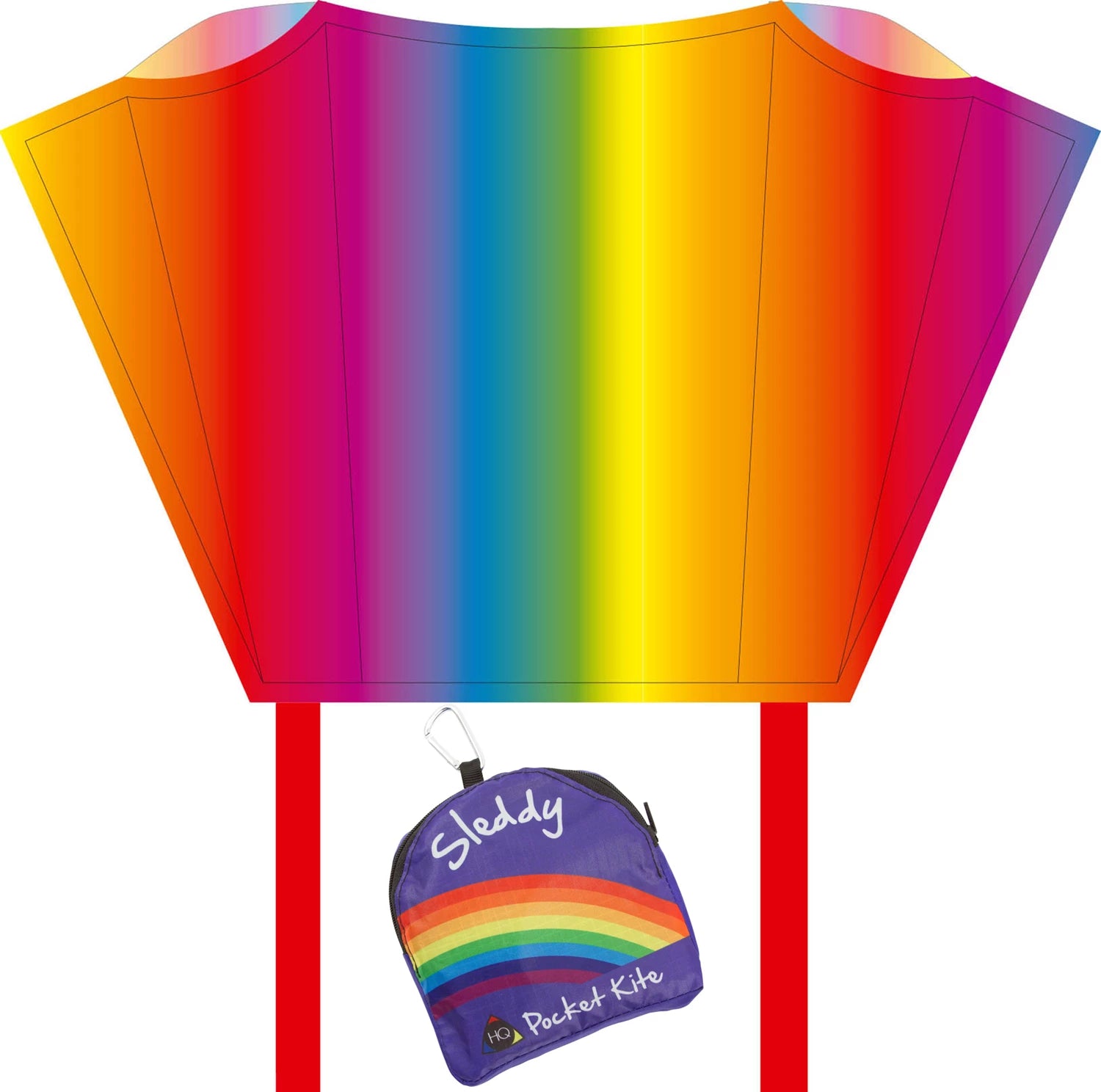 Drachen Sleddy Rainbow