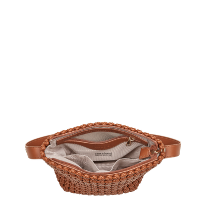 ROSSIS Sophie Handgeknotet, Camel