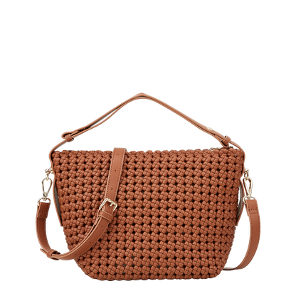 ROSSIS Charlotte Handgeknotet, Camel