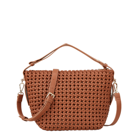 ROSSIS Charlotte Handgeknotet, Camel
