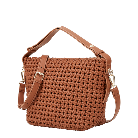 ROSSIS Charlotte Handgeknotet, Camel