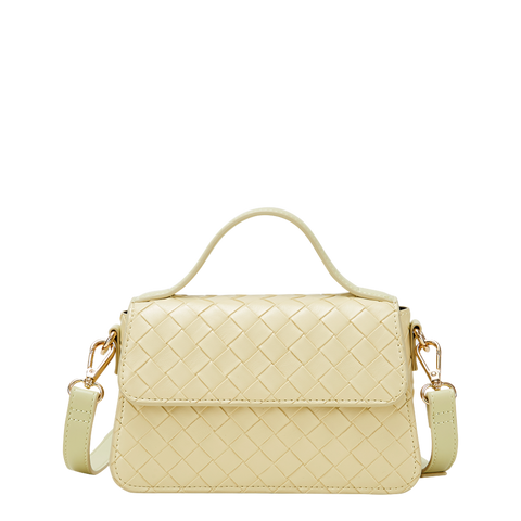 ROSSIS Martha Flechtoptik, Butter Yellow