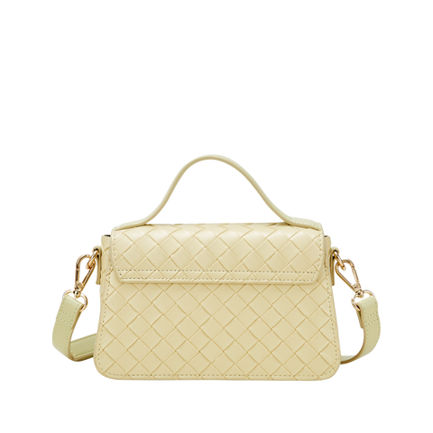 ROSSIS Martha Flechtoptik, Butter Yellow