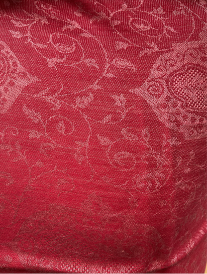 AISHITERU - Valentina Silk Shawl - Crimson luxury you can feel 💖✨