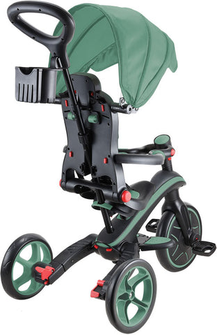 Globber | Trike Explorer 4 in 1 Foldable | Olive