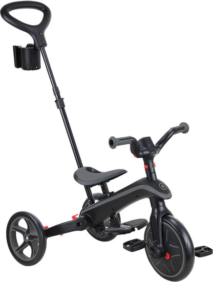 Globber Laufrad / Dreirad | Trike Explorer 4 in 1 Foldable | Black Grey