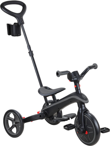 Globber Laufrad / Dreirad | Trike Explorer 4 in 1 Foldable | Black Grey