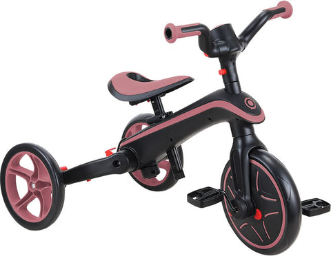 Globber Laufrad / Dreirad | Trike Explorer 4 in 1 Foldable | Deep Pastel Pink