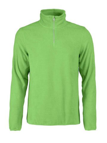 Frontflip- Herren Polarfleecepulli mit kurzem, kontrastfarbenen