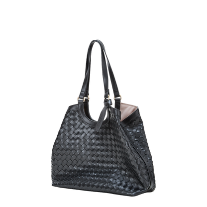 ROSSIS Laura Flechtoptik, Black