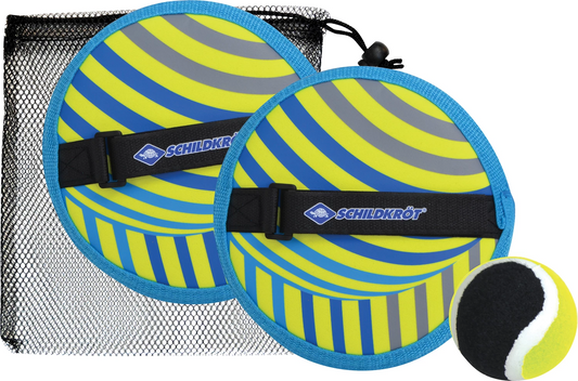 Neopren Klettball Set gelb/blau