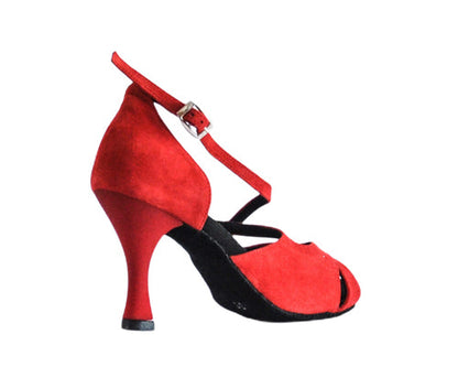Grace Harmony Tanzschuhe in Rot Wildleder