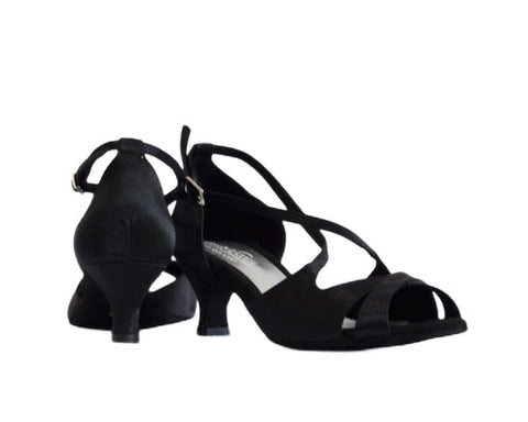 Grace Harmony - Svarta Satin Dansskor - Elegans Omdefinierad 💃🖤