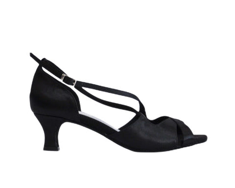Grace Harmony - Svarta Satin Dansskor - Elegans Omdefinierad 💃🖤