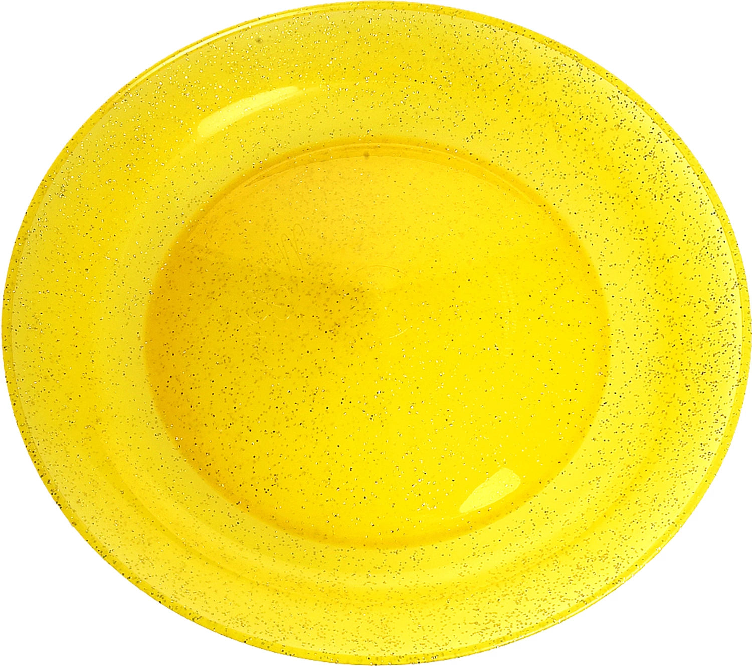 Jonglierteller Glitter gelb