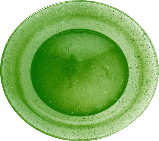 Jonglierteller Glitter grün