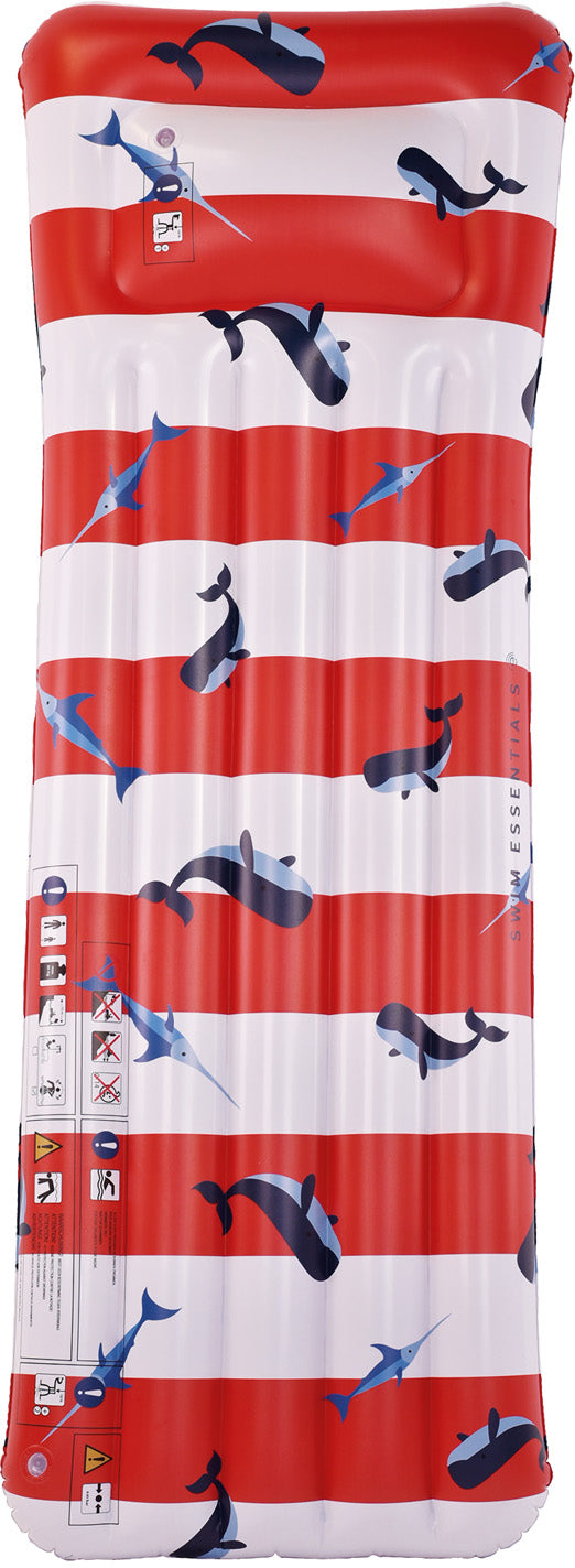 Swim Essentials | Luftmatratze | Red White Whale