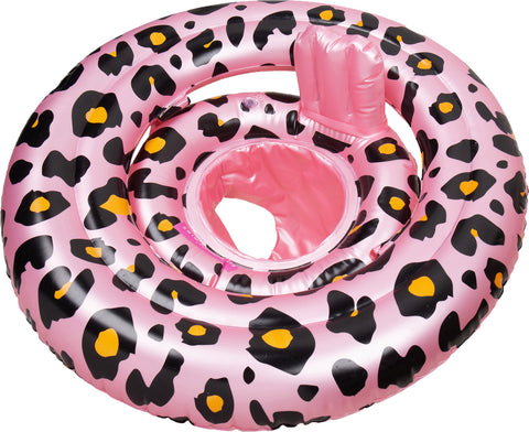 Swim Essentials | Baby-Schwimmsitz 0-1 Jahre | Rose Gold Leopard