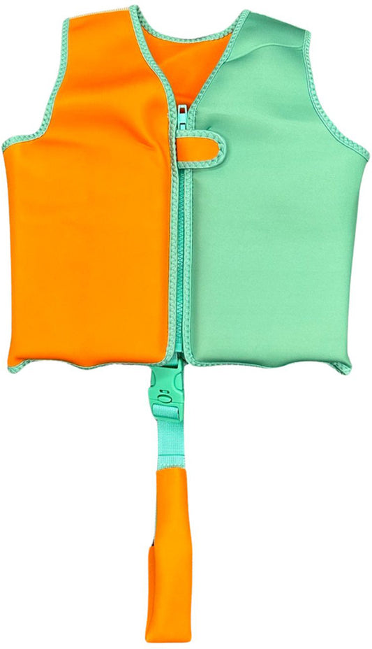 Swim Essentials | Schwimmweste 4-6 Jahre | Orange Green