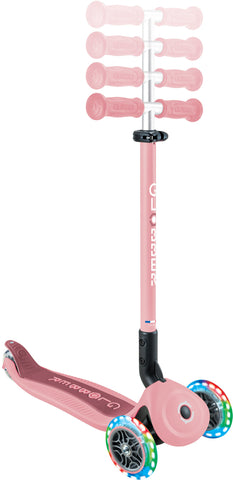 Globber Laufrad / Dreirad | GO UP Active Lights | Pastel pink
