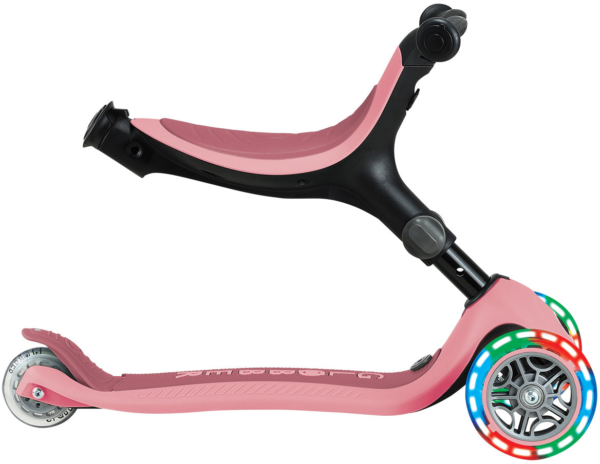 Globber Laufrad / Dreirad | GO UP Active Lights | Pastel pink