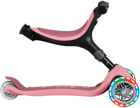 Globber Laufrad / Dreirad | GO UP Active Lights | Pastel pink