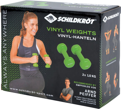 Vinyl Hantelset 2 x 1 kg