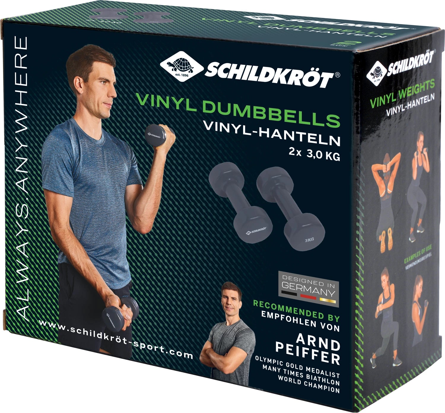 Vinyl Hantelset 2 x 3 kg