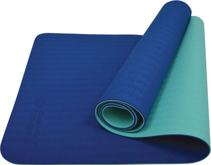 Yogamatte 4 mm Bicolor navy/