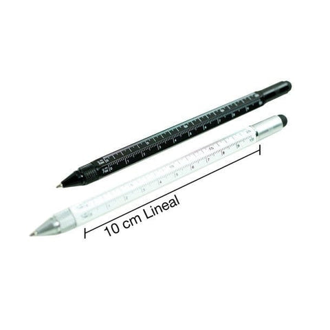 Workman's Multi Tool Alu 8-in-1 Konstruktionsstift – Sechskant, Wasserwaage & Touch