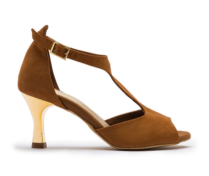Grace Serenity Tanzschuhe in Braun Wildleder