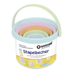 Stapelbecher-Set pastell 5-teilig