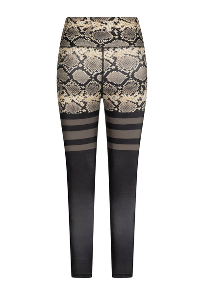 892 - Leggings Taille Très Haute - Design Élégant Cuir de Serpent 🐍✨