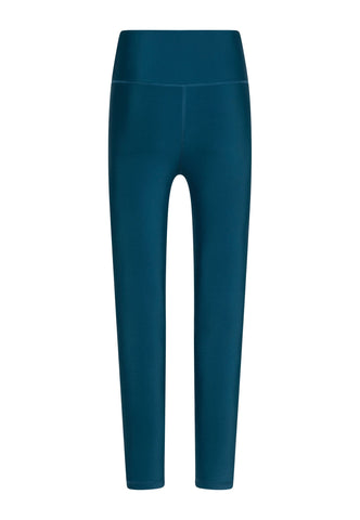 1096 Ve Waist Leggings in Petrolblau