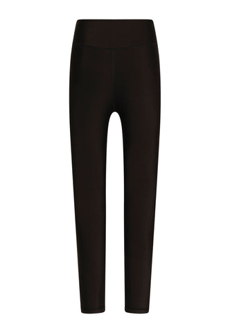 1017 Tulle Detailed Sport Leggings in Schwarz